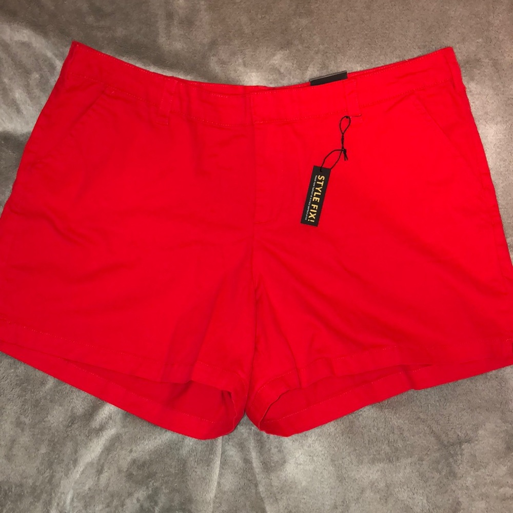 Red Lane Bryant Shorts (Plus Size)